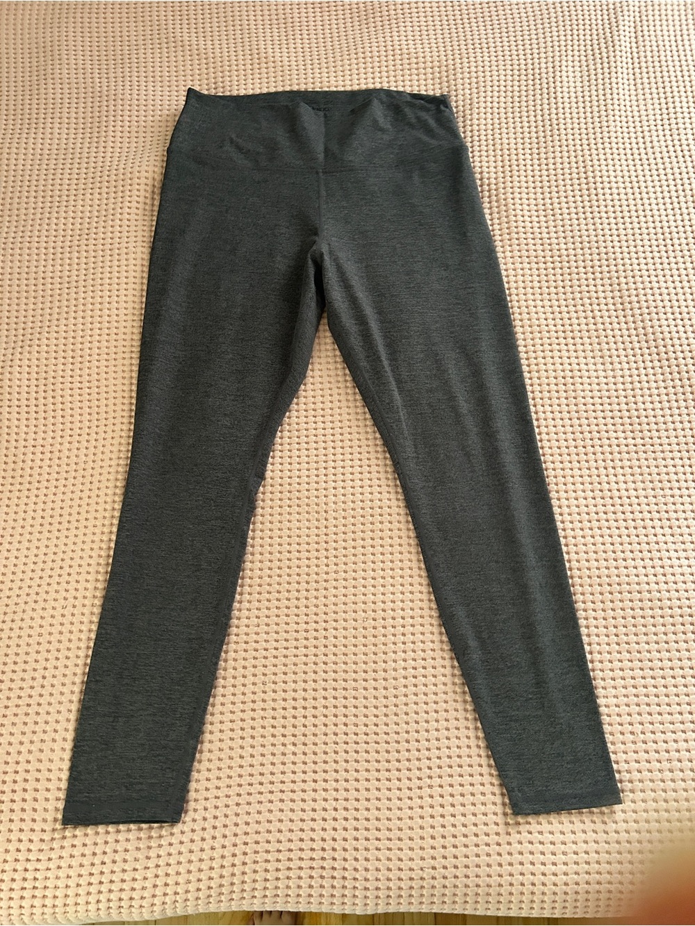 Quince Charcoal Gray Girls' Seamless Leggings